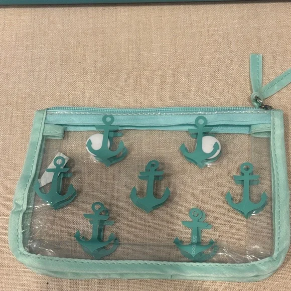 BOGG BAG Teal Anchor Tote and Pouch Set - Picture 4 of 8